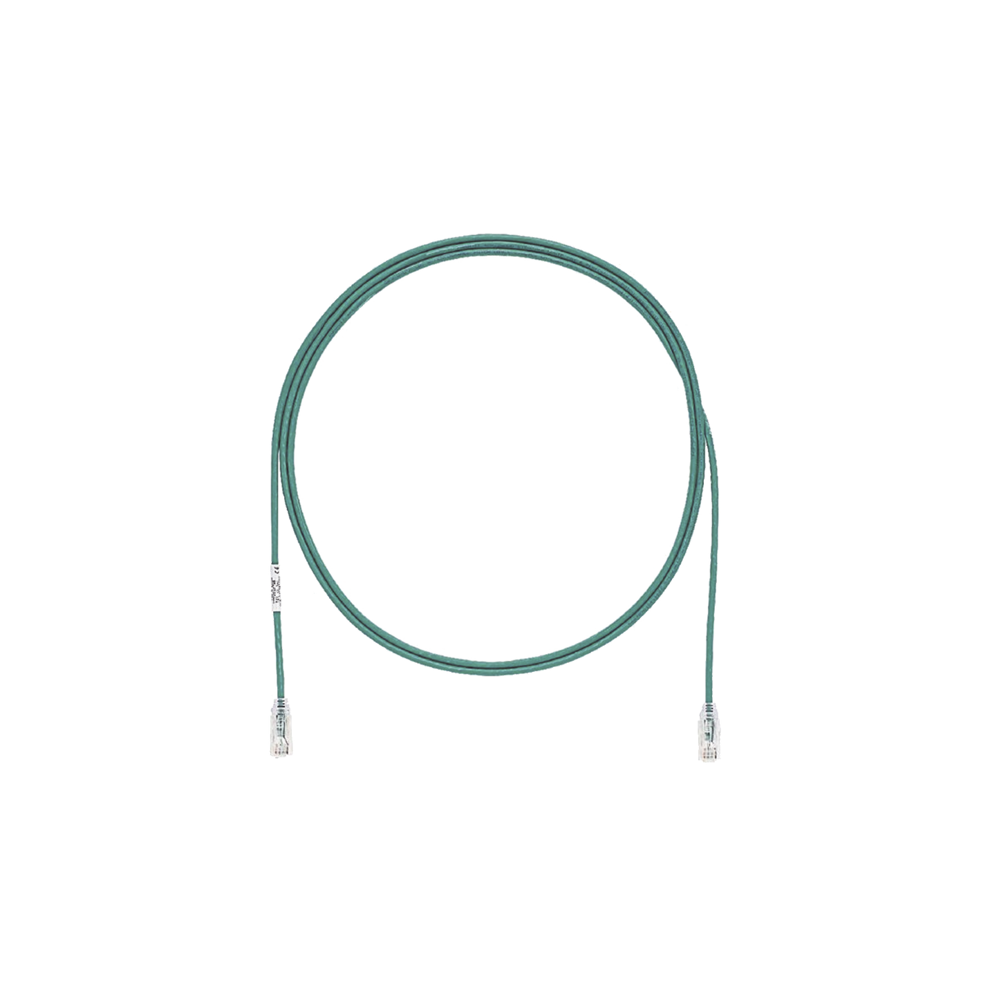 Cable de Parcheo TX6, UTP Cat6, Di�metro Reducido (28AWG), Color Verde, 0.91 Metros (3 Pies)