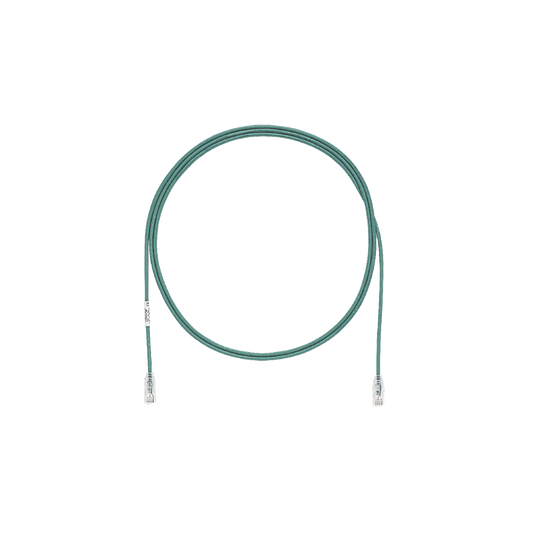 Cable de Parcheo TX6, UTP Cat6, Di�metro Reducido (28AWG), Color Verde, 0.91 Metros (3 Pies)