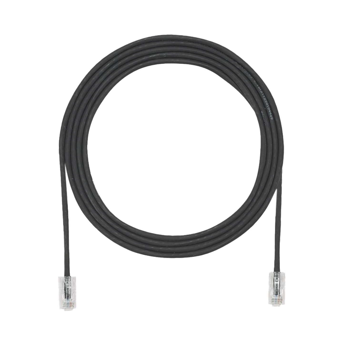 Cable de Parcheo UTP Cat6A, CM/LSZH, Di�metro Reducido (28AWG), Color Negro, 3.05 Metros (10 Pies)