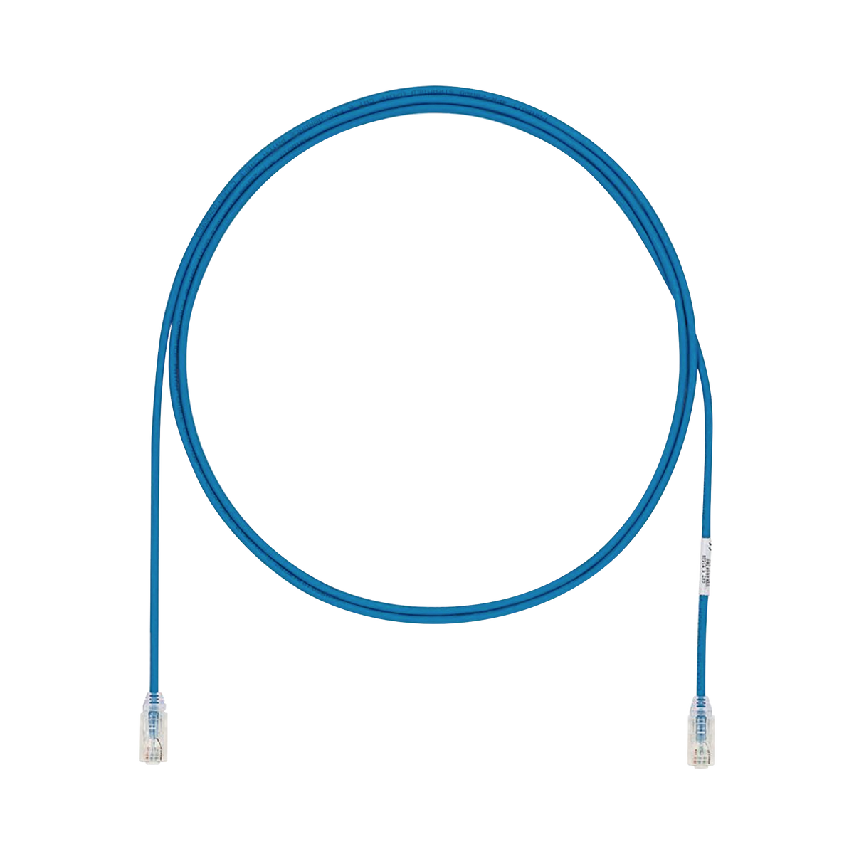 Cable de Parcheo UTP Cat6A, CM/LSZH, Di�metro Reducido (28AWG), Color Azul, 6.1 Metros (20 Pies)