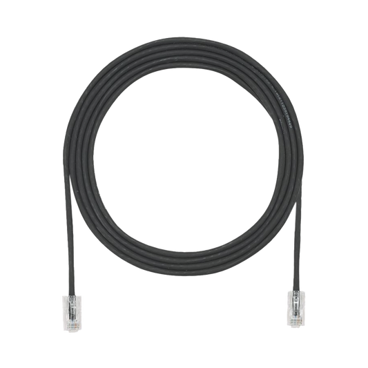 Cable de Parcheo UTP Cat6A, CM/LSZH, Di�metro Reducido (28AWG), Color Negro, 1.52 Metros (5 Pies)