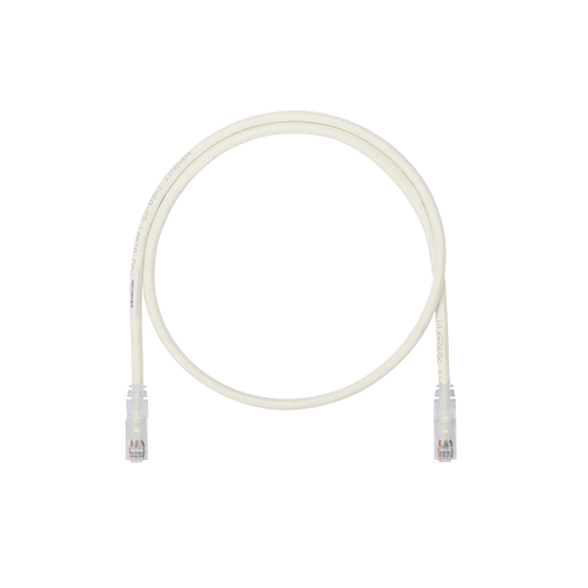 Cable de Parcheo UTP, Cat6A, 24 AWG, CM, Color Blanco, 3.05 Metros (10 Pies)
