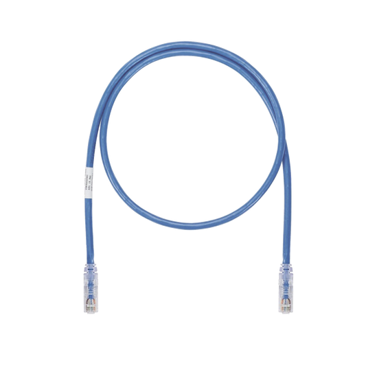 Cable de Parcheo UTP, Cat6A, 24 AWG, CM, Color Azul, 3.05 Metros (10 Pies)
