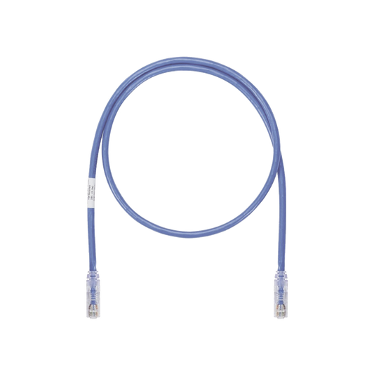 Cable de Parcheo UTP, Cat6A, 24 AWG, CM, Color Azul, 15.24 Metros (50 Pies)
