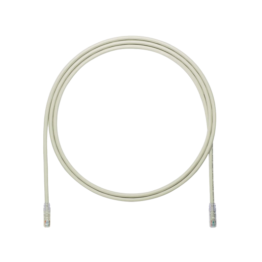Cable de Parcheo UTP, Cat6A, 24 AWG, CM, Color Gris, 2.13 Metros (7 Pies)