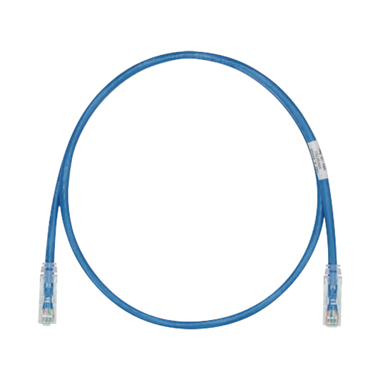Cable de Parcheo TX6, UTP Cat6, 24 AWG, CM, Color Azul, 4.57 Metros (15 Pies)