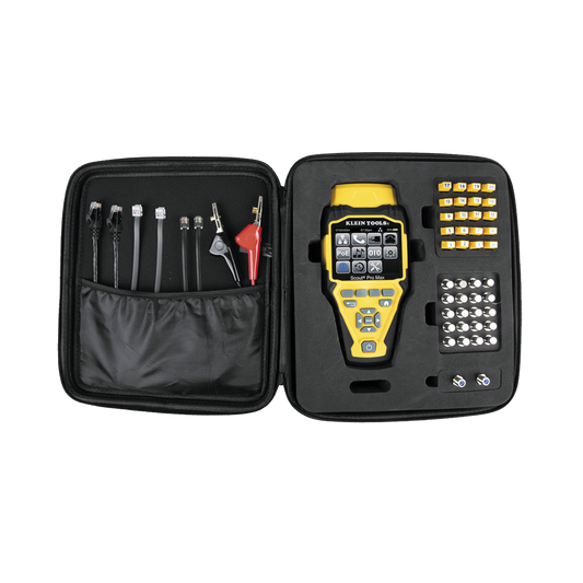 Juego de Probador de Cables de Red con Transmisores Remotos Scout? Pro Max. Detecta la Capacidad de la Red y las Velocidades de Conexi�n hasta 10 Gbps