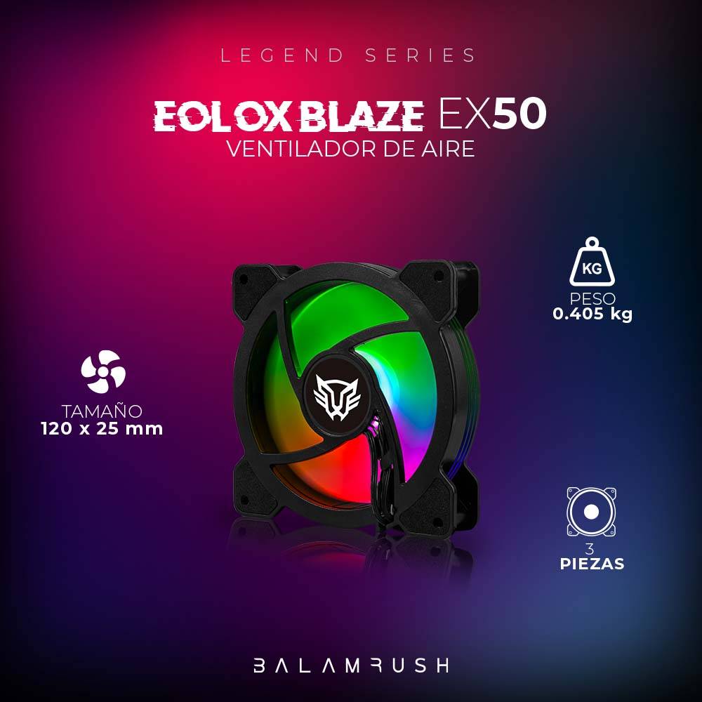Ventilador Balam Rush EX50 - Vista 2