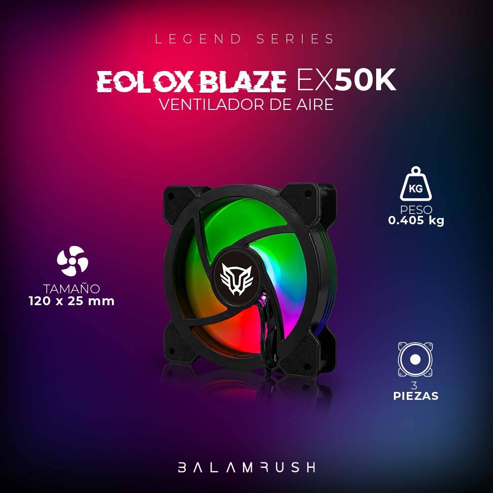 Ventiladores Balam Rush EX50K - Vista 2