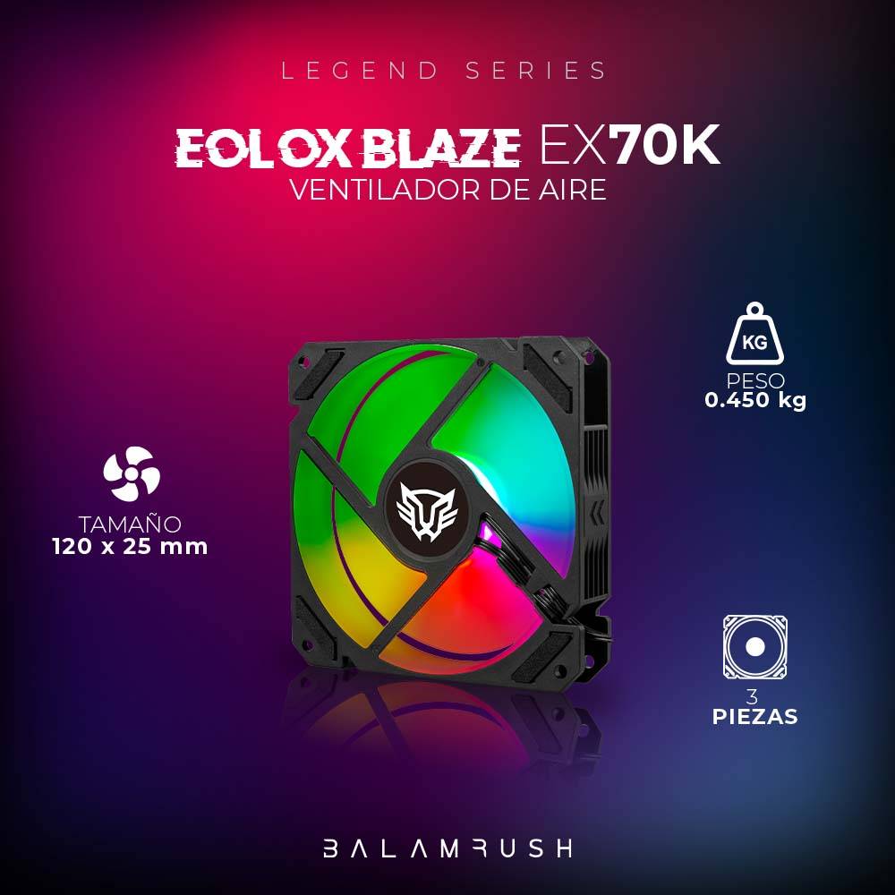 Ventiladores Balam Rush EX70K - Vista 2