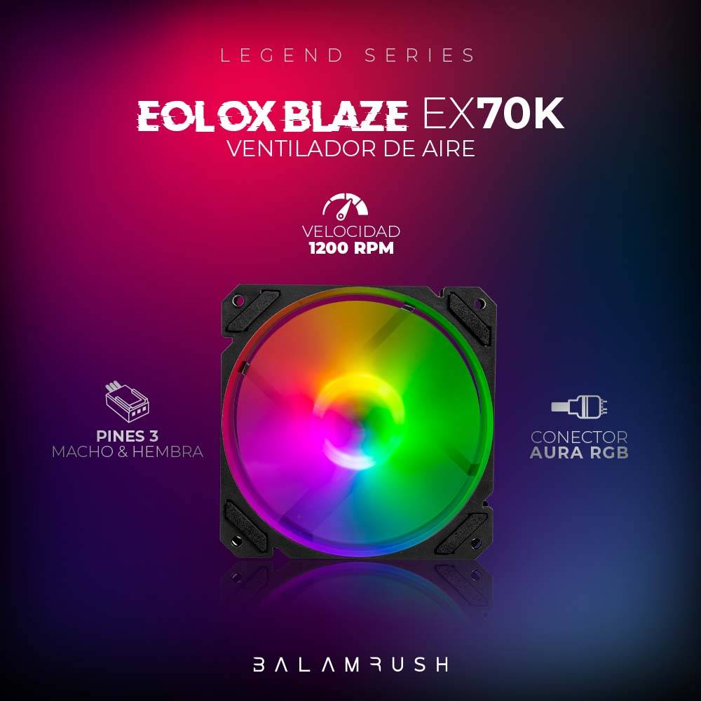 Ventiladores Balam Rush EX70K - Vista 3