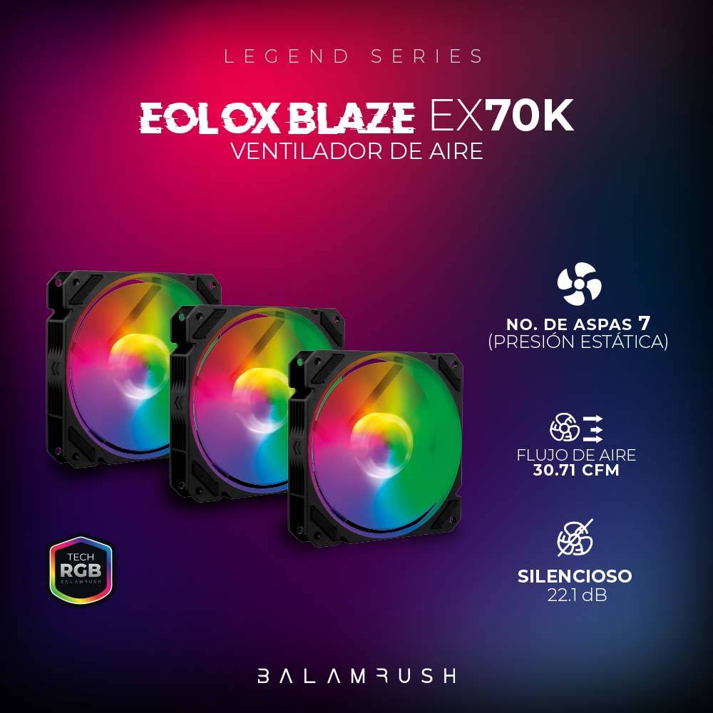 Ventiladores Balam Rush EX70K - Vista 4
