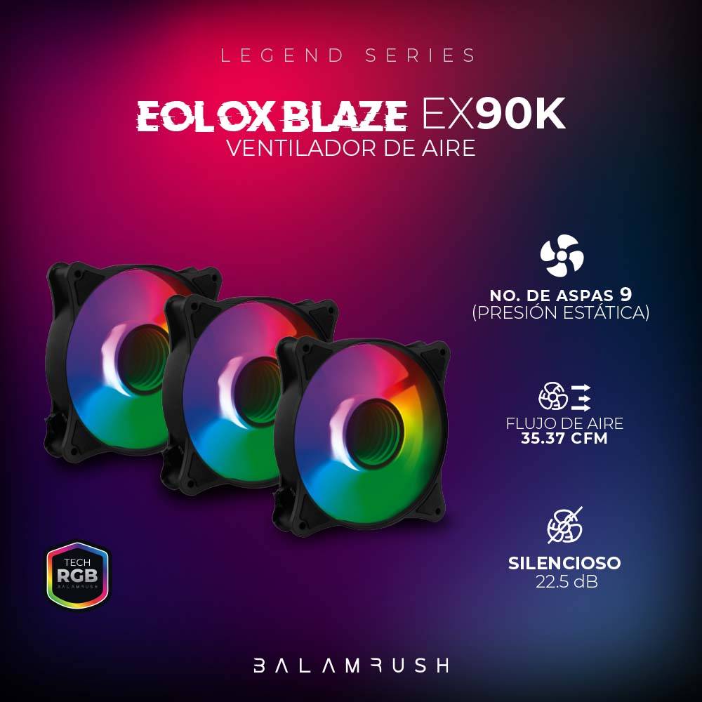 Ventiladores Balam Rush EX90K - Vista 4