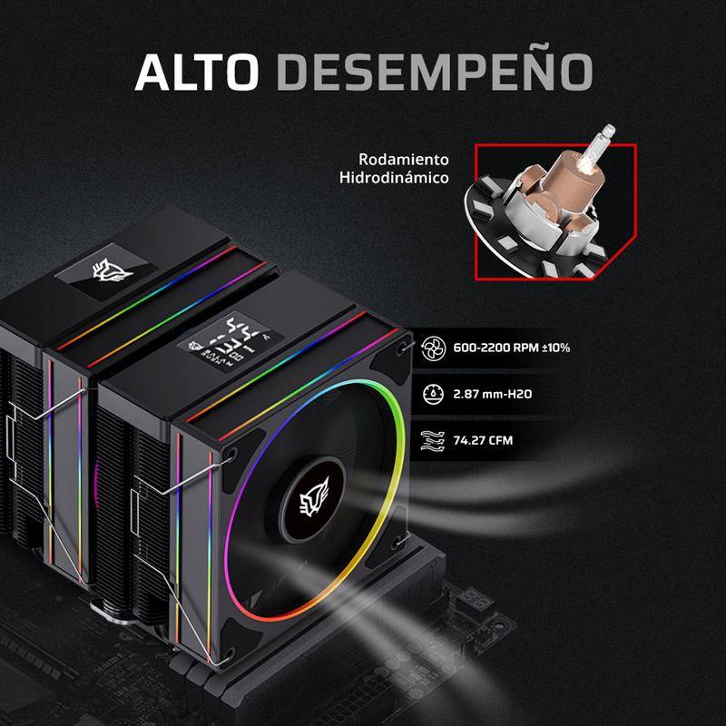 Enfriamiento y Ventilación Balam Rush HEX65 - Vista 4