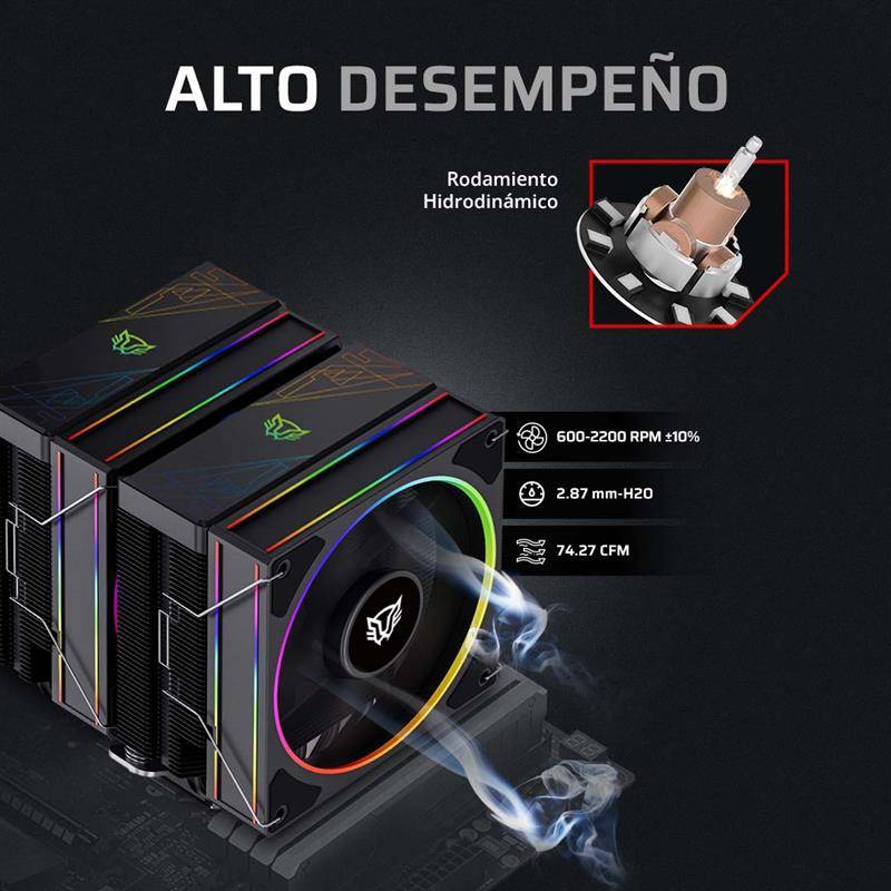 Enfriamiento y Ventilación Balam Rush HEX60 - Vista 3