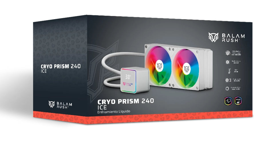 Enfriamiento y Ventilación Balam Rush CRYO PRISM 240 ICE - Vista 5
