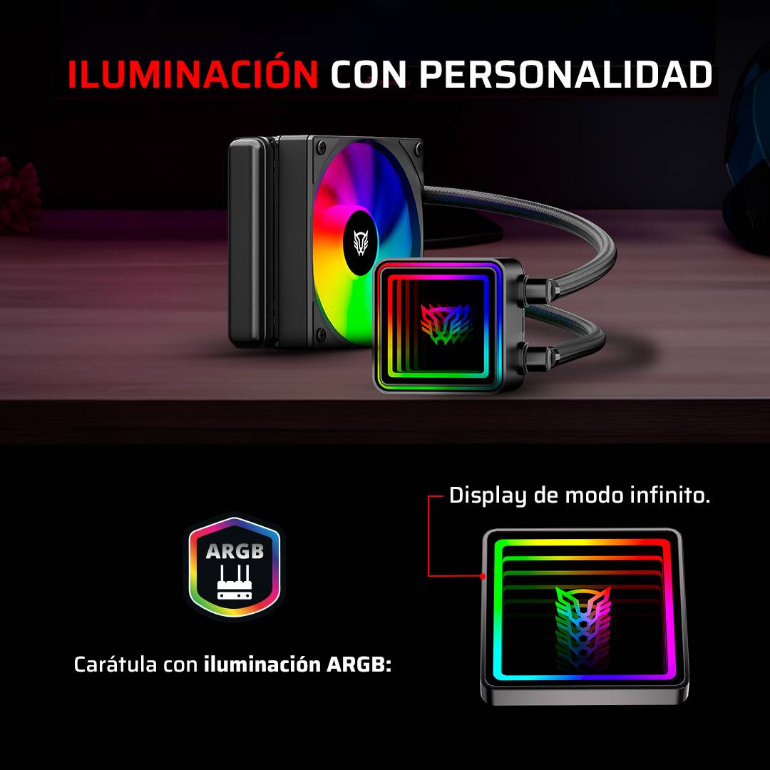 Enfriamiento y Ventilación Balam Rush CRYO PRISM 120 BLACK - Vista 3