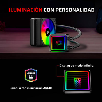 Enfriamiento y Ventilación Balam Rush CRYO PRISM 120 BLACK - Vista 3