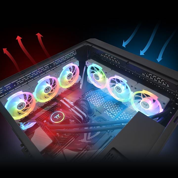 Disipador THERMALTAKE CL-F169-PL12SW-A - Vista 3