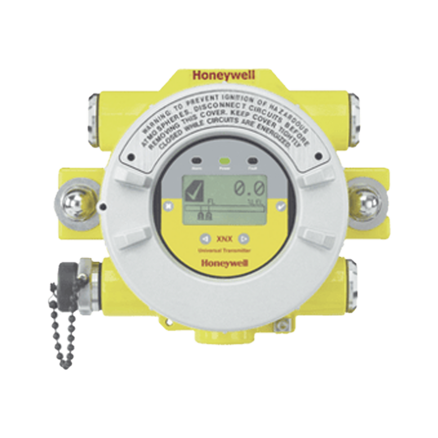 Transmisor Universal Serie XNX Para Sensores Tóxicos u Oxigeno, Con HART® sobre salida 4-20 mA, 3 Relays Falla/Alarma, Certificación UL/CSA, 4 entradas 3/4" NPT, Carcasa Aluminio Pintado