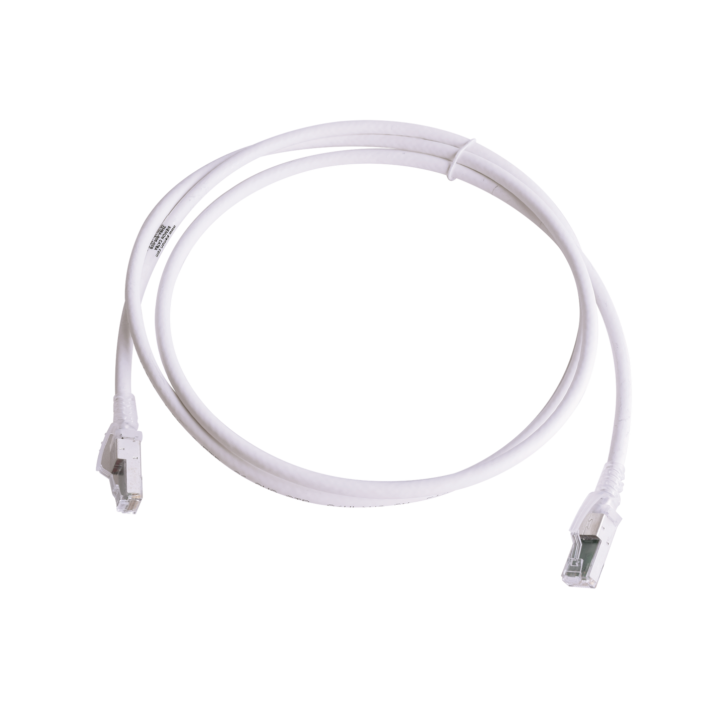 Patch Cord Z-MAX Cat6A S/FTP, CM/LS0H, 1.52 Metros (5 Pies), Color Blanco, Versi�n Bulk (Sin Empaque Individual)