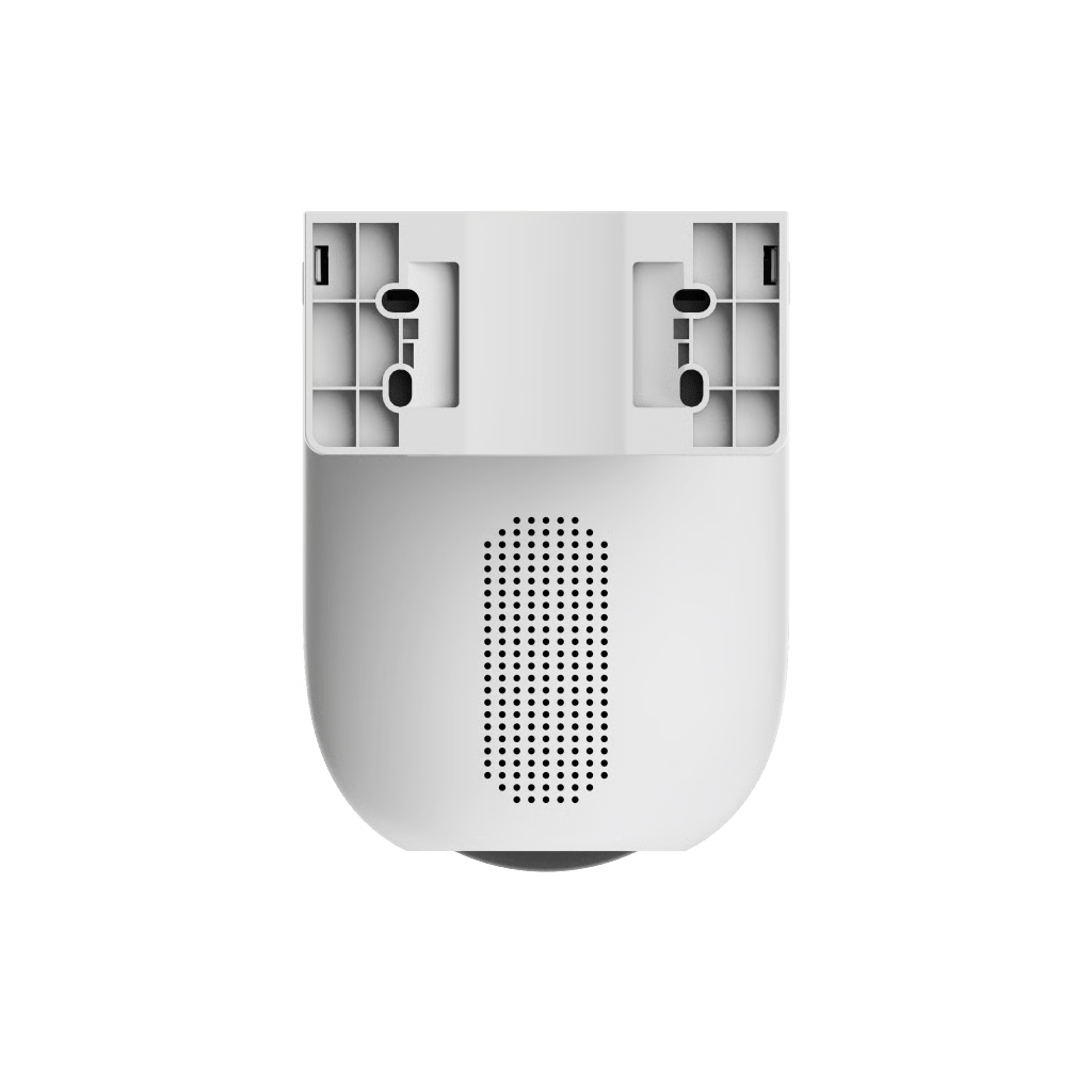 Cámara PT / Wi-Fi / Resolución 3 Megapixel (2K) / Audio de Dos Vías / Visión Nocturna en Color / AI Detección de Humanos y Vehículos / Defensa Activa con Sirena y Luz Estroboscópica / IP65