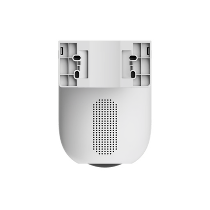 Cámara PT / Wi-Fi / Resolución 3 Megapixel (2K) / Audio de Dos Vías / Visión Nocturna en Color / AI Detección de Humanos y Vehículos / Defensa Activa con Sirena y Luz Estroboscópica / IP65