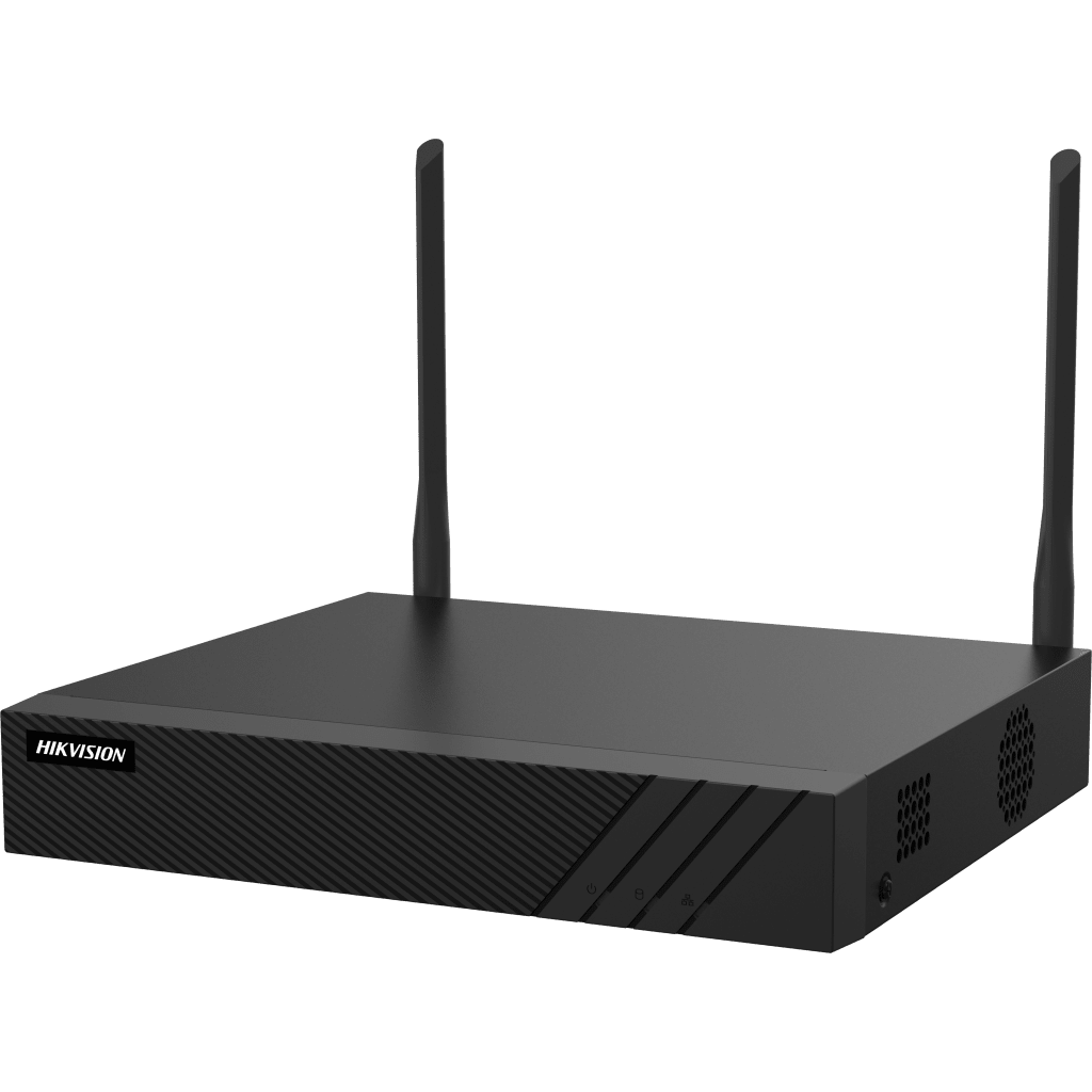 NVR 4 Megapixel / 4 canales IP / 1 Bahía de Disco Duro / 2 Antenas Wi-Fi / Salida de Vídeo Full HD