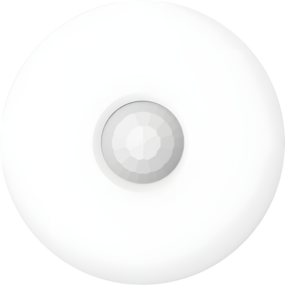 Sensor PIR Dual-Tech de Techo / Cobertura 360° / Rango 12 m (39.4 ft) / 172 Zonas de Detección / PIR + Microondas 24 GHz / Interior