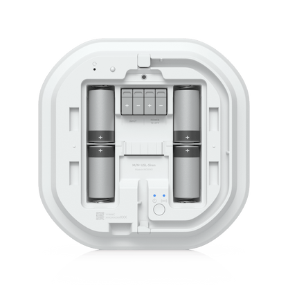 Sirena SuperLink para Exterior con Alarma de 110 dB e Iluminación LED de Emergencia, Alimentación por Batería o Entrada DC