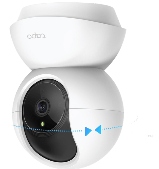 Cámara de Seguridad Wi-Fi Pan/Tilt, 2K Definition, Visión Nocturna 30 pies, 360° Horizontal, 114° Vertical, Detección de Movimiento, Audio Bidireccional, Alarma Sonora/Lumínica, MicroSD 256GB, Modo Privacidad
