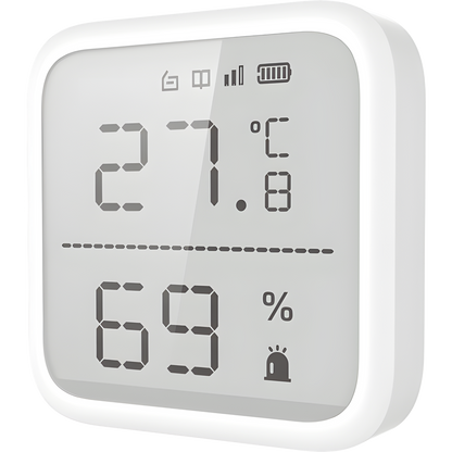 (AX PRO) Detector de Temperatura y Detector de Humedad Inalámbrico / 2.7" de Tamaño / Uso en Interior / Rango de Detección desde  -35°C hasta 99°C