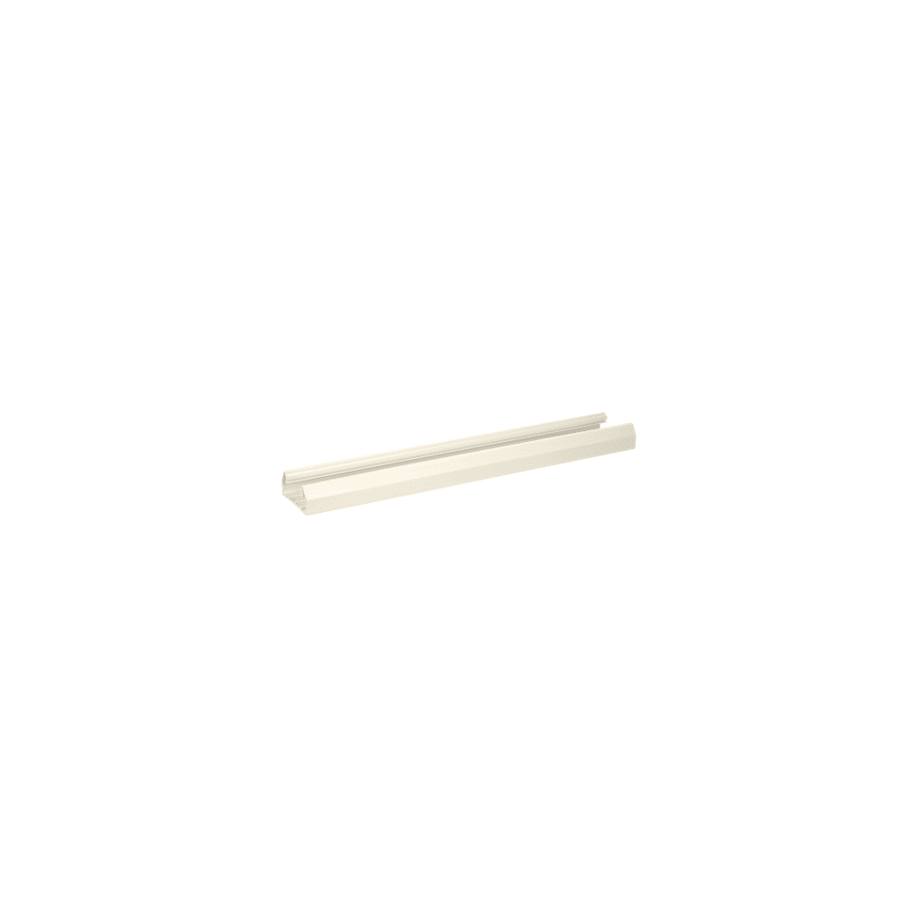 Base para canaleta T-70, de PVC rígido, con orificios perforados para montaje, 103.3 x 44.9 x 1800 mm, Color Blanco Mate