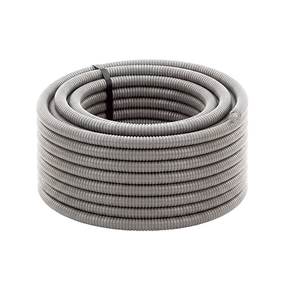 Tubo Flexible tipo Liquidtight de 1" (25 mm) / Acero + PVC / Rollo de 20 Metros.