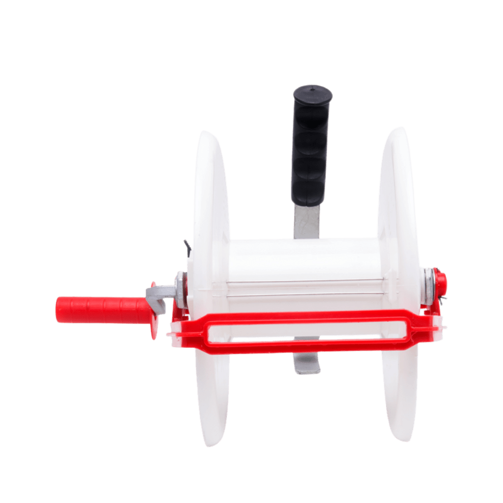 Carrete para Cerco Eléctrico / 260 x 360 mm (10.2 x 14.2 in) / Material PP y Metal / 1.7 kg / 3 Colores / Resistencia Mecánica Superior