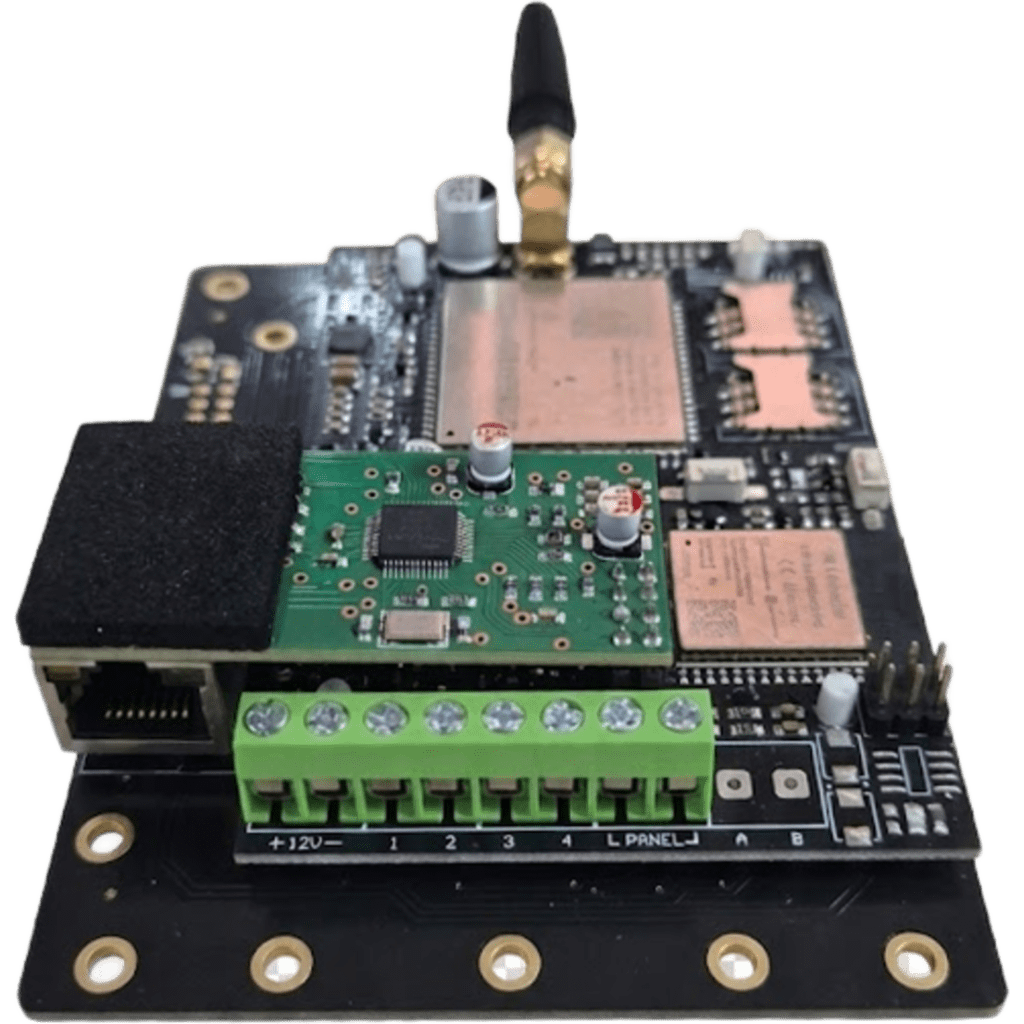 Comunicador de Alarmas MAX 4 / 2G-3G-4G-WiFi-Ethernet / Dual SIM / 4 E/S Programables / Contact ID / Compatibilidad Universal / IoT / DX Tools