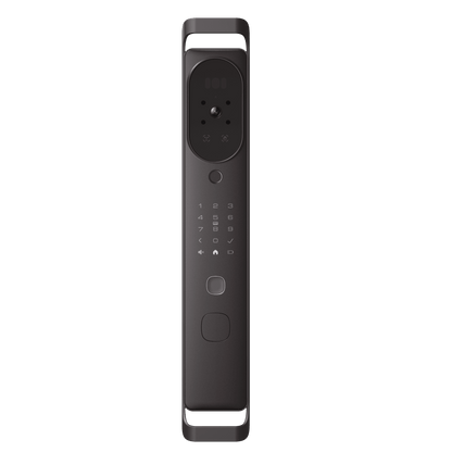 Cerradura Inteligente Multibiométrica / Reconocimiento Facial + Venas Palma + Huella Digital / Teclado Numérico + Tarjetas IC + NFC / Pantalla HD 4.5 Pulgadas / Batería Doble 4000mAh + 2500mAh / Conexión WiFi 2.4GHz / App Smart