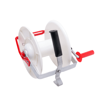 Carrete para Cerco Eléctrico / 260 x 360 mm (10.2 x 14.2 in) / Material PP y Metal / 1.7 kg / 3 Colores / Resistencia Mecánica Superior