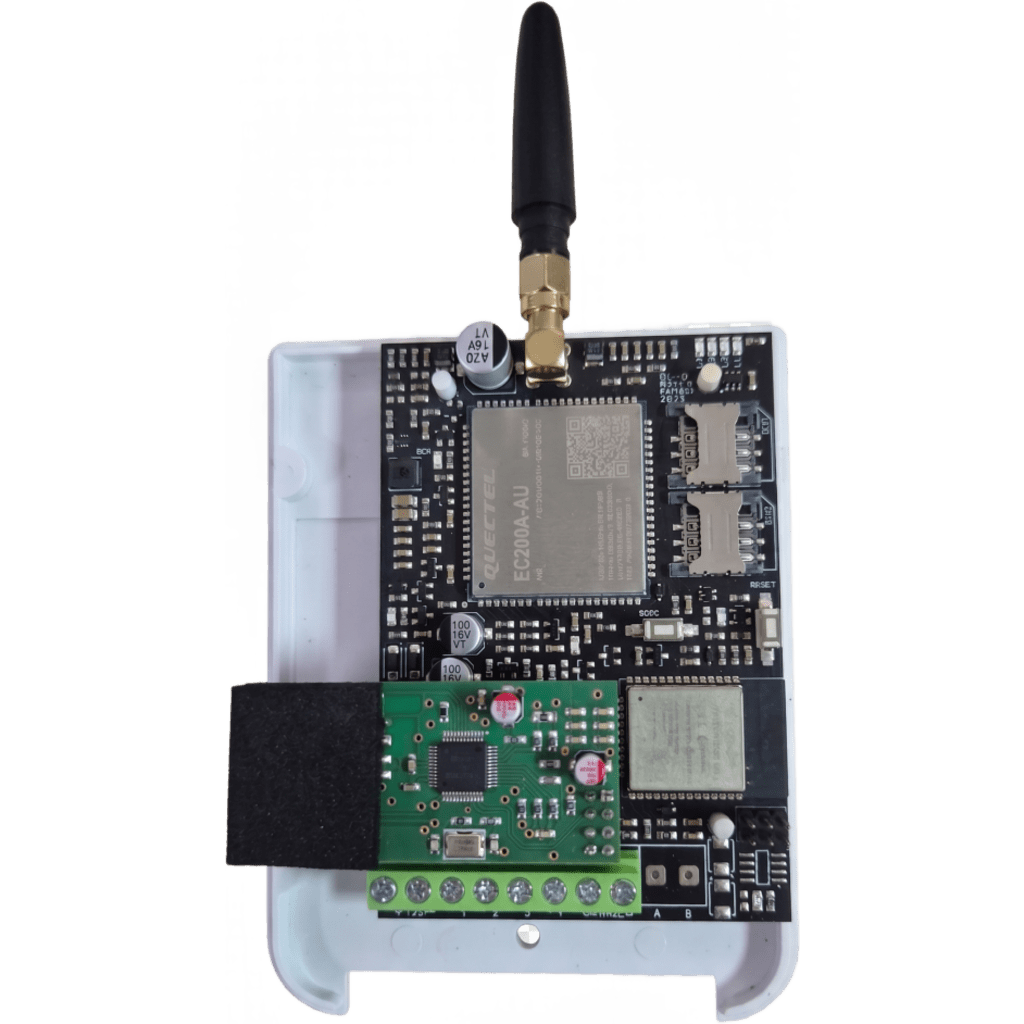 Comunicador de Alarmas MAX 4 / 2G-3G-4G-WiFi-Ethernet / Dual SIM / 4 E/S Programables / Contact ID / Compatibilidad Universal / IoT / DX Tools