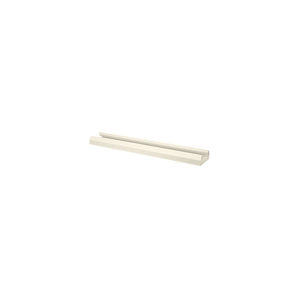 Base para canaleta T-70, de PVC rígido, con orificios perforados para montaje, 103.3 x 44.9 x 1800 mm, Color Blanco Mate