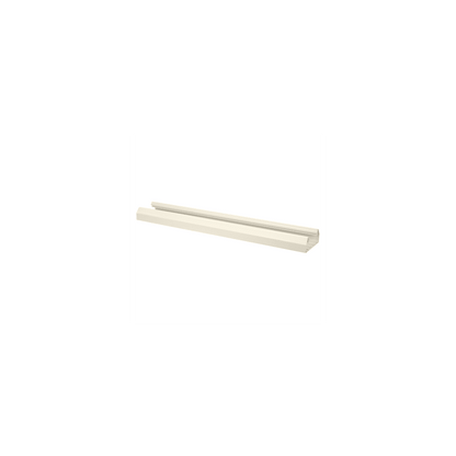 Base para canaleta T-70, de PVC rígido, con orificios perforados para montaje, 103.3 x 44.9 x 1800 mm, Color Blanco Mate
