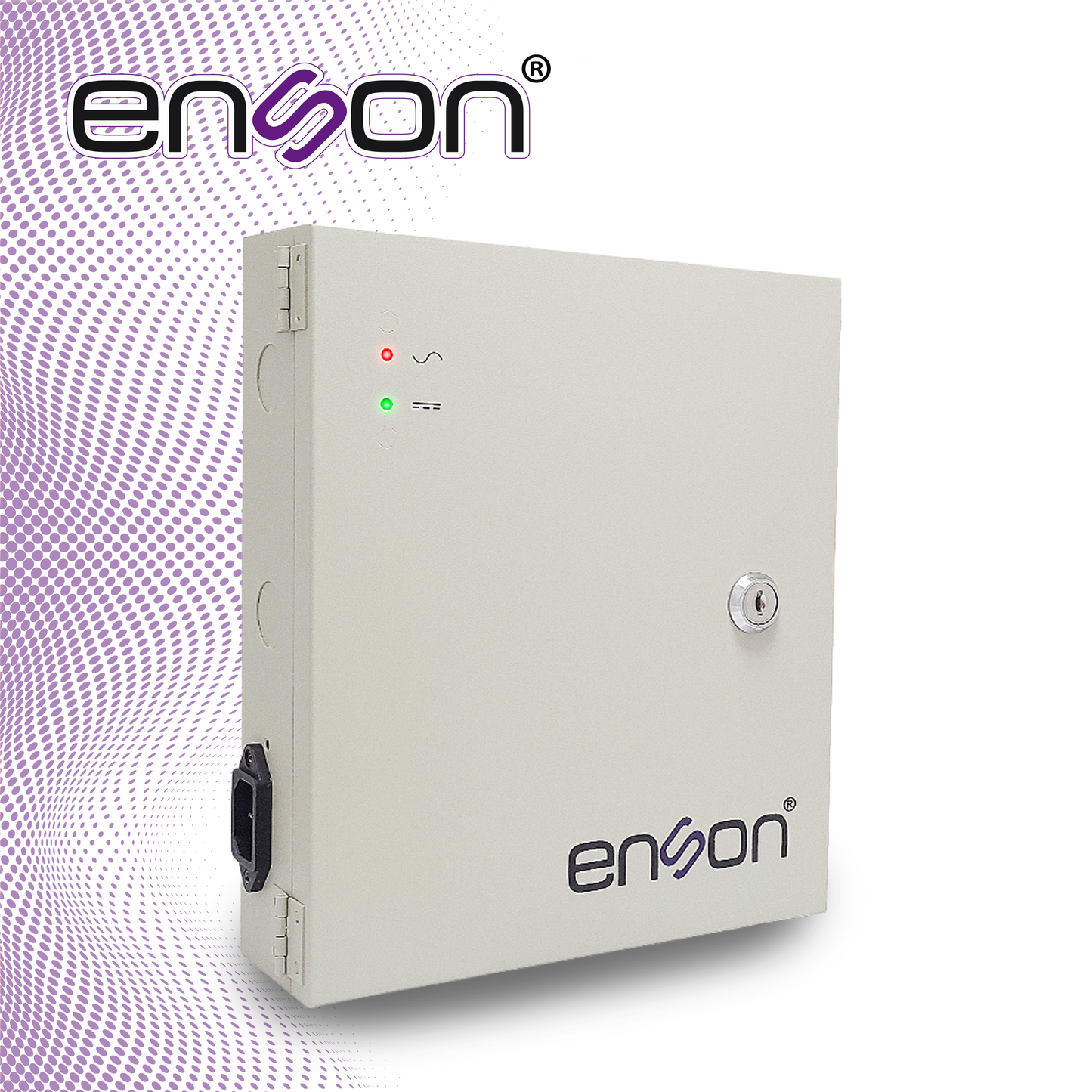 fuente de poder tipo caja enson psb-1218 12vdc 10a 18 canales de 0.5a cada uno ideal para cctv y control de acceso