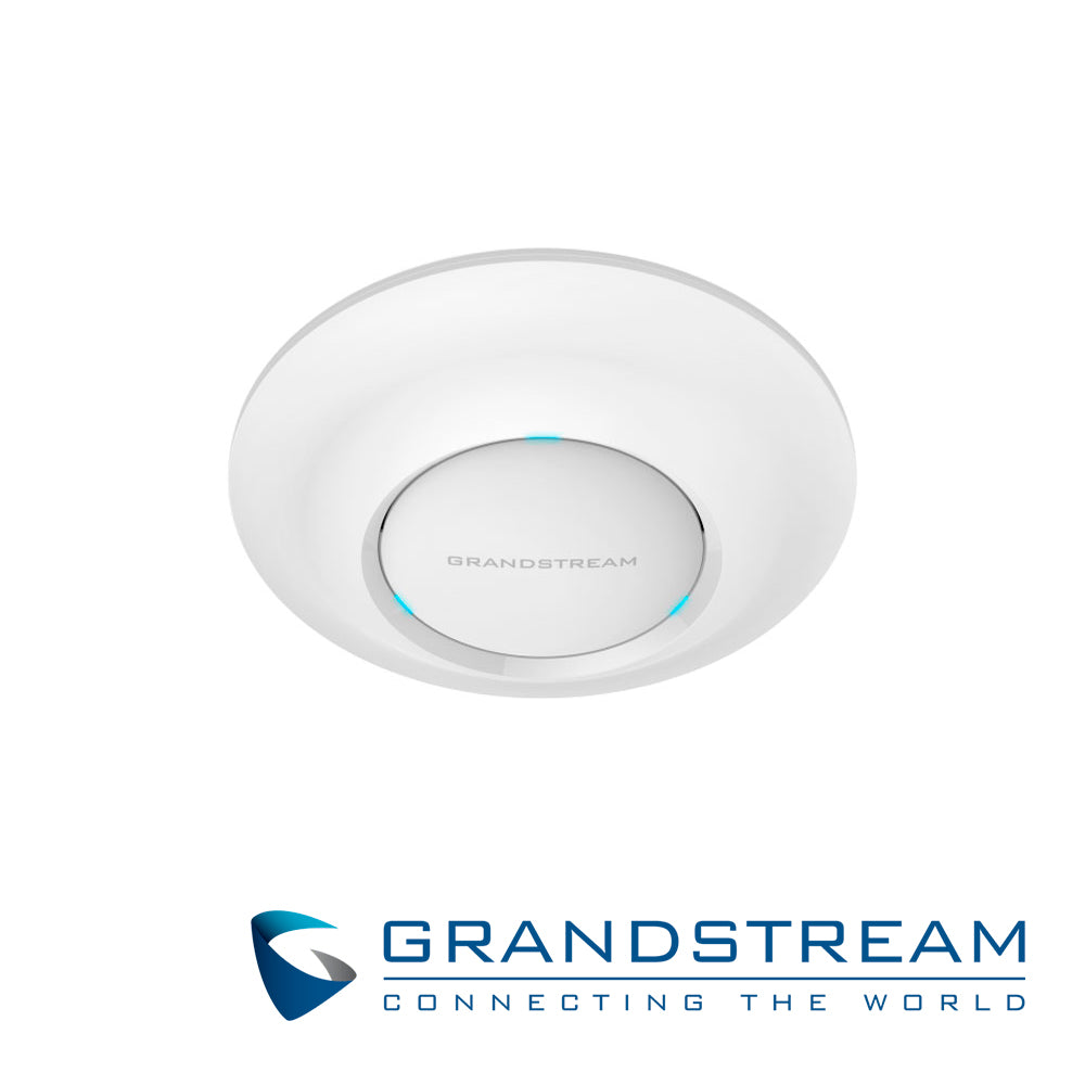 access point interior grandstream gwn7615 802.11ac wave 2 / mimo 3x3 / 3 antenas 3dbi / 2 puertos gigabit / 16 ssid / qos avanzado/ 200 usuarios simultaneos / alimentacion poe 802.3af/at / controlador 50 aps incorporado / no incluye inyector poe