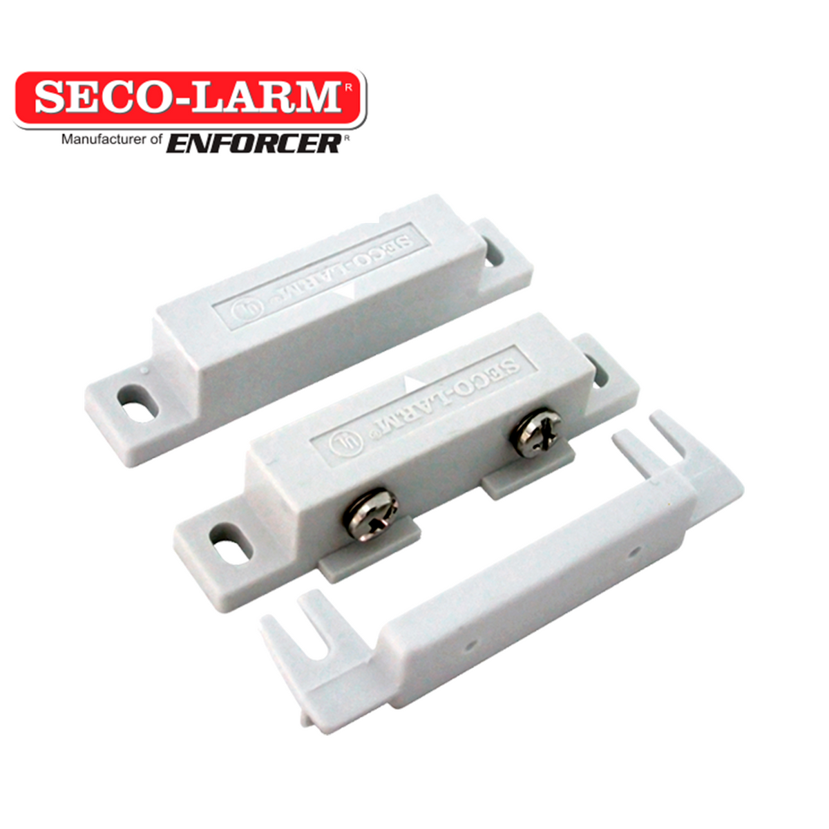 contacto magnetico seco-larm sm-300 q/w / color blanco / normalmente cerrado / montaje en superficie / terminal de tornillo / separacion de 1/2 (13 mm) / certificacion ul