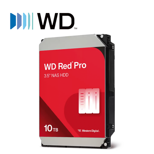 dd disco duro 10tb sata wd red pro wd103kfbx / especial nas hasta 24 bahias / sata iii 6gb s / 7200 rpm / cache 512mb / nasware 3.0 / workload 300tb ano / 3.5 / 5 anos garantia