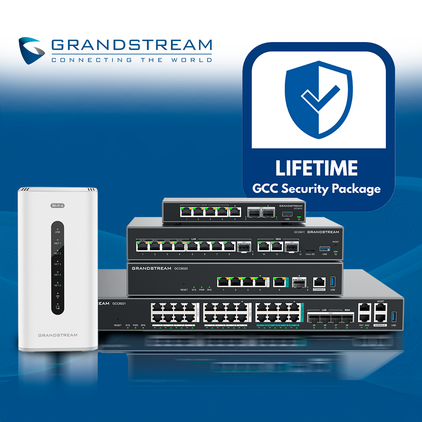 licencia de actualizacion firewall de por vida grandstream gcc-fw-life-license / serie gcc6000 / proteccion anti-malware / ids/ips / control e identificacion de contenido / seguridad web avanzada / inspeccion profunda de paquetes