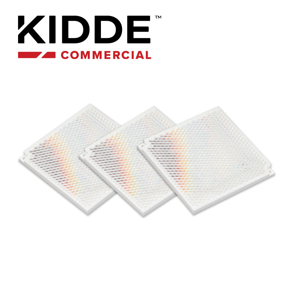 kit de prismas para extension de alcance de detectores fotobeam 5000-004 / 3 prismas reflectores para distancias de 51 a 100 metros compatible con equipos ec5000x