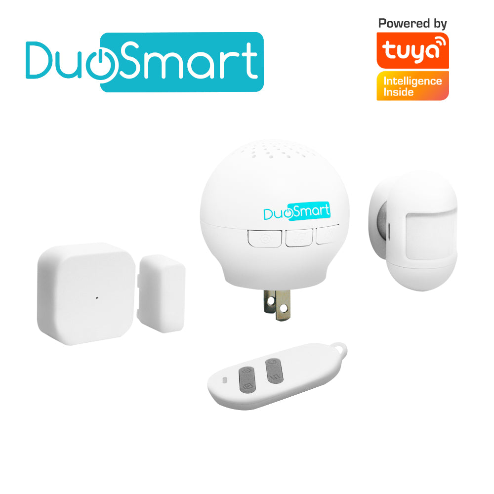 kit alarma inalambrica duosmart c20 comunicacion dual wifi 2.4 ghz rf 433.92 incluye 1 panel 1 pir 1 magneto 1 llavero **compatible con sensores duosmart c**