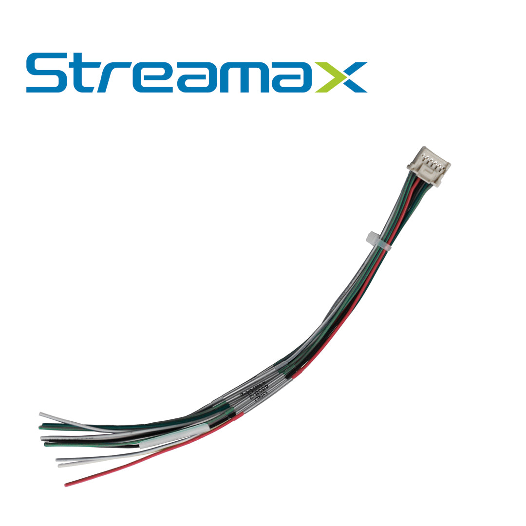 cable serial para comunicacion streamax ms-x3npro / conector 501646-200 / terminales de alimentacion / terminal 485a / terminal 485b / terminal 232-2 tx / terminal 232-2 rx / terminal can (can-h y can-l) / gnd / compatible con mx3npro