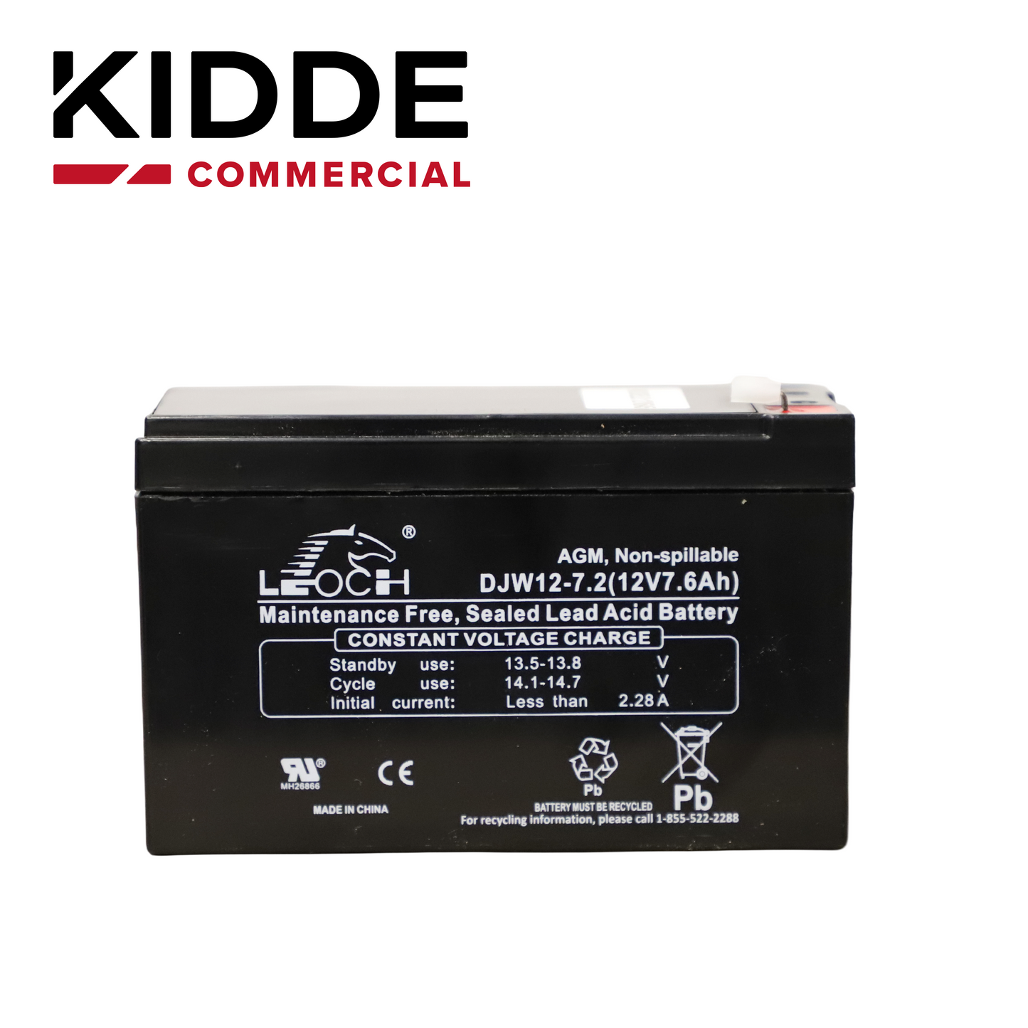 bateria de respaldo 12v6a5 de alta densidad energetica y bajo mantenimiento 12v 7.2 ah ideal para los paneles vs y vm y fuentes auxiliares kidde